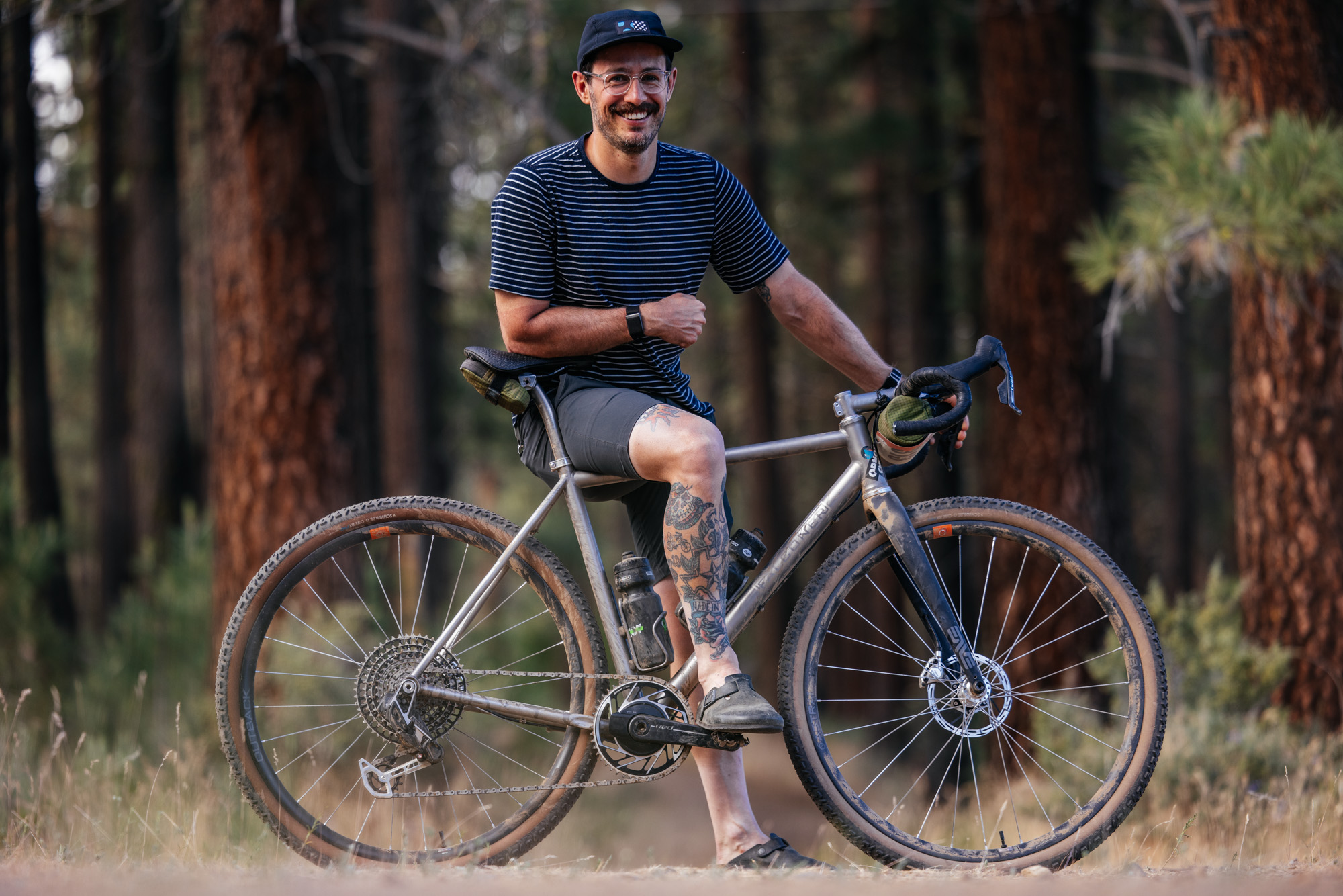 Tyler's Falconer Titanium Gravel Bike: Hand Machined Excellence